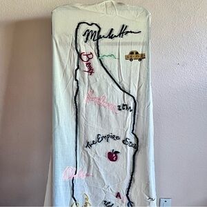 Subway Graffiti Map Scarf